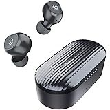 SoundPEATS(サウンドピーツ) TrueFree+ ワイヤレスイヤホン AAC対応 Bluetooth 5.0 完全ワイヤレス イヤホン 35時間再生 Bluetooth イヤホン 自動ペアリング 左右独立型 マイク内蔵 両耳通話 防水 小型 軽量 TWS ブルートゥース ヘッドホン トゥルーワイヤレス ヘッドセット [メーカー１年保証] ブラック