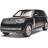 RZAPE Car Toys for Boys 1/18 Diecast Cars Compatible with Land Rover Range Rover Model Car Kits Collection,Metal Off-Road SUV Toy Car with Light and Sound,Cars for Kids Ages 3-5（Black）
