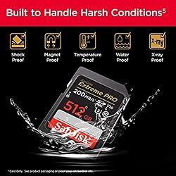 SanDisk 512GB Extreme PRO SDXC UHS-I Memory Card