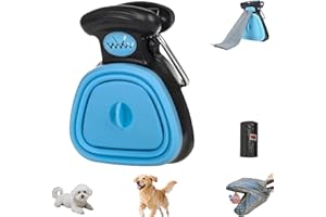 Popodogy Portable Foldable Pet Waste, PopoDoggy Scooper, Dog Poop Scooper with Bag for All Dogs for Walks Or Travel Outdoors 