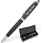 EDSG Personalized Pens Custom Pens Engraving Pen with Name Custom Pen Personalized Gifts for Men Women Birthday Christmas Graduation Thank You Gifts MADE IN USA (Black)