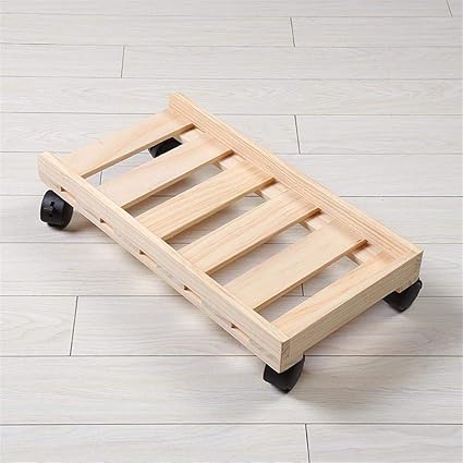 Akefg Computer Turm Und Cpu Stander Wagen Massivholz Mobile Pc Wagen Halter Desktop Atx Fall Rollen Auf Gleitrollen Computer Host Stander Mit Brems Rader Unter Home Office Desk Amazon De Kuche Haushalt