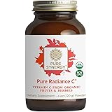 Pure Synergy Pure Radiance C | 4 oz Powder | USDA Organic | Non-GMO | Vegan | 100% Natural Vitamin C with Organic Camu Camu E