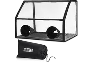 ZZM Still Air Box Mycology Laminar Flow Hood, Sturdy Mushroom Grow Kit for Mycology Supplies/Mushroom Grow Bags/Home Scientists/Mushroom Growers (Upgraded)