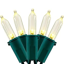 YULETIME 200 Count Warm White LED Christmas