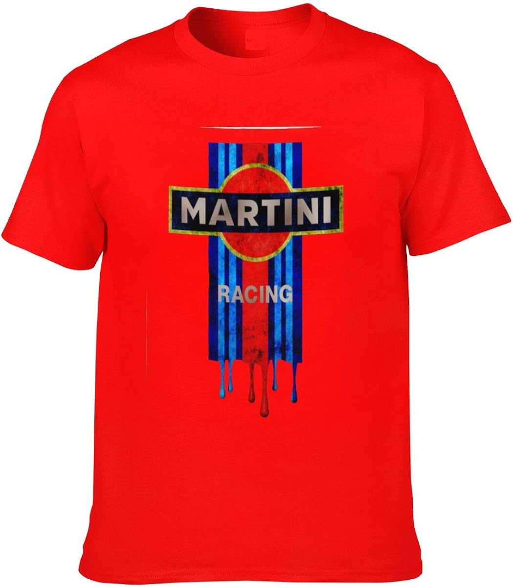 Amazon.com: Vintage Martini Racing Men's Short Sleeve T-Shirt Red: Clothing