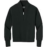 OGIO Women's Transcend Quarter Zip | Quarter Zip Pullover for Women, Sleek & Stretchy Double Knit Jacket, Work & Casual Wear