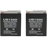 Set of 2 Razor E175 12 Volt 5AmpH SLA Replacement Scooter Batteries