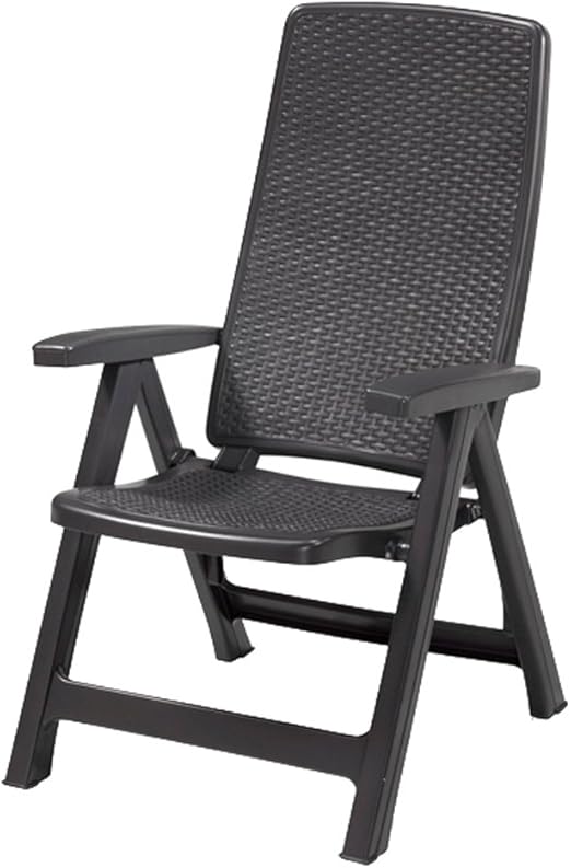 Markiz Deluxe Plastik Rattan Kollu Sandalye