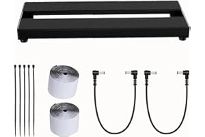 SOLUTEK 14/16-Inch Guitar Pedalboard Small : Hard-Anodized Aluminum, Light yet Ultra-Sturdy & Scratch-Resistant, Road-Ready Portable Board for 3-5 Pedals (14Inch)