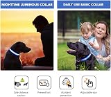 MASBRILL Light Up Dog Collar Blue S USB Rechargeable Waterproof 3 Modes view 7