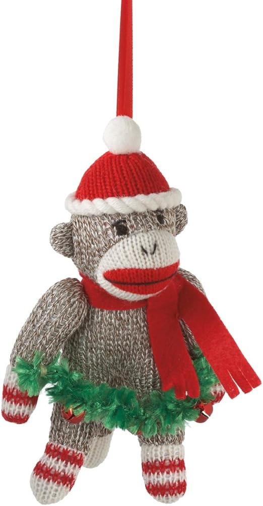christmas sock monkey