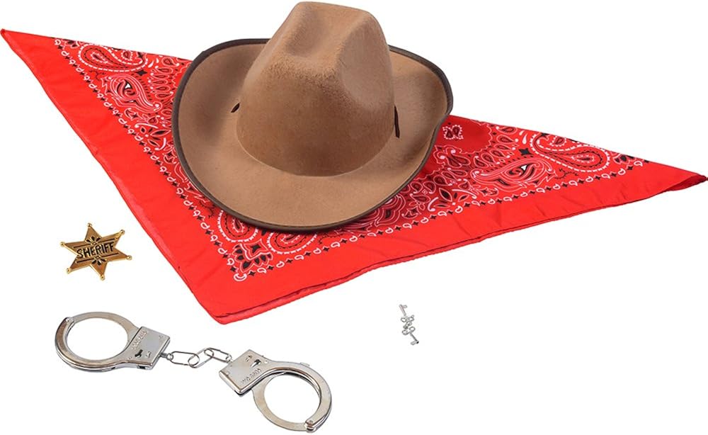 Sheriff Costume Western Sheriffs Costume Accessories Set by Funny