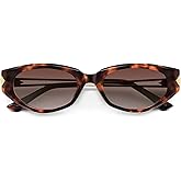 VANLINKER Polarized Trendy Fashion Small Oval Cat Eye Sunglasses for Women 2025 Retro Vintage Shades VL9863
