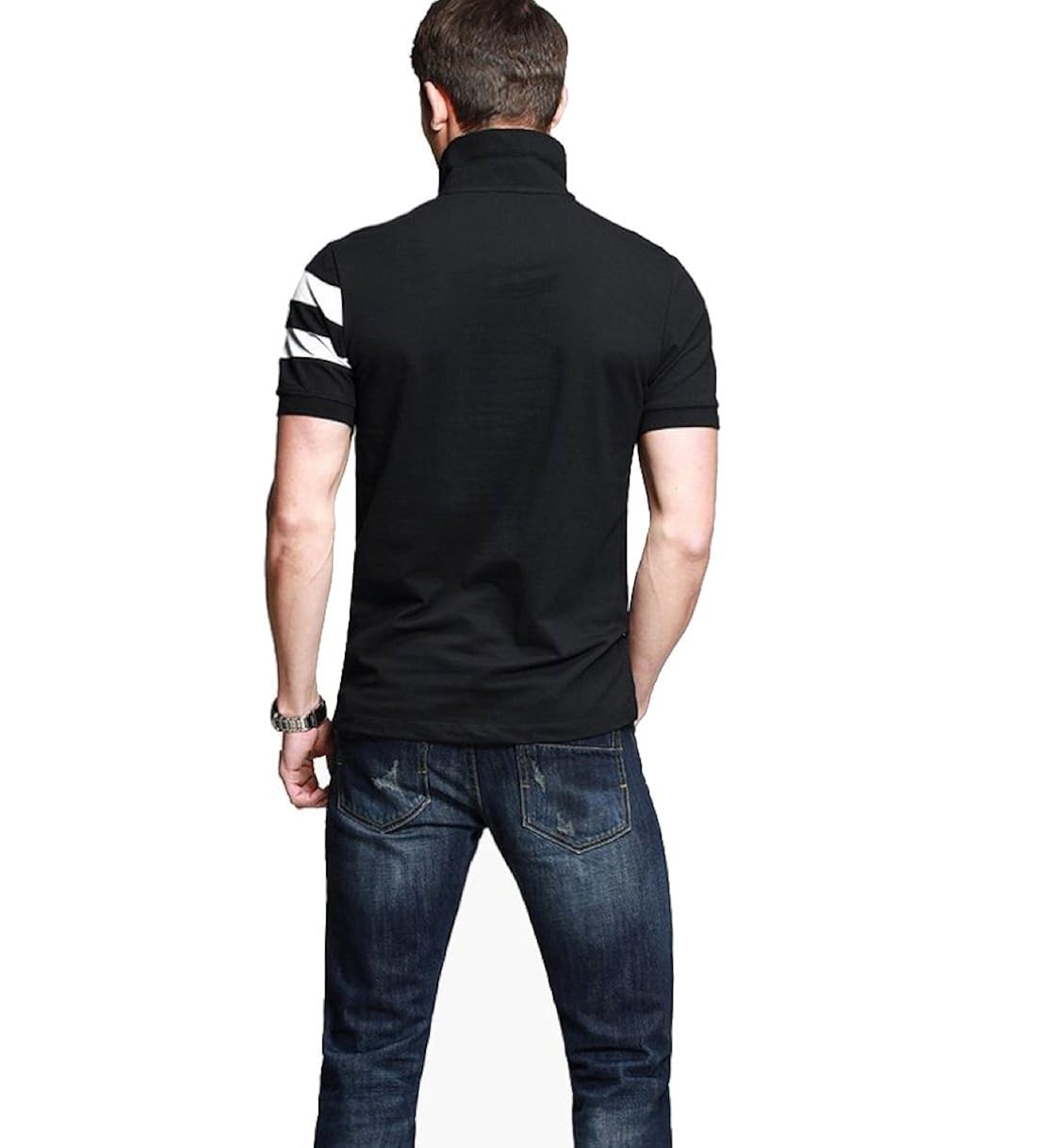 lionroar men's collar premium polo t shirts half sleeve tshirts for men