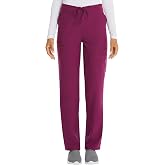 ScrubStar Women's Cargo Scrub Pants Drawstring Stretch 4 Pockets | Ultra-Soft, Mechanical Stretch Fabric, Flexible Movement, Drawstring Elastic Waist, Reinforced Stitching for Medical Shifts