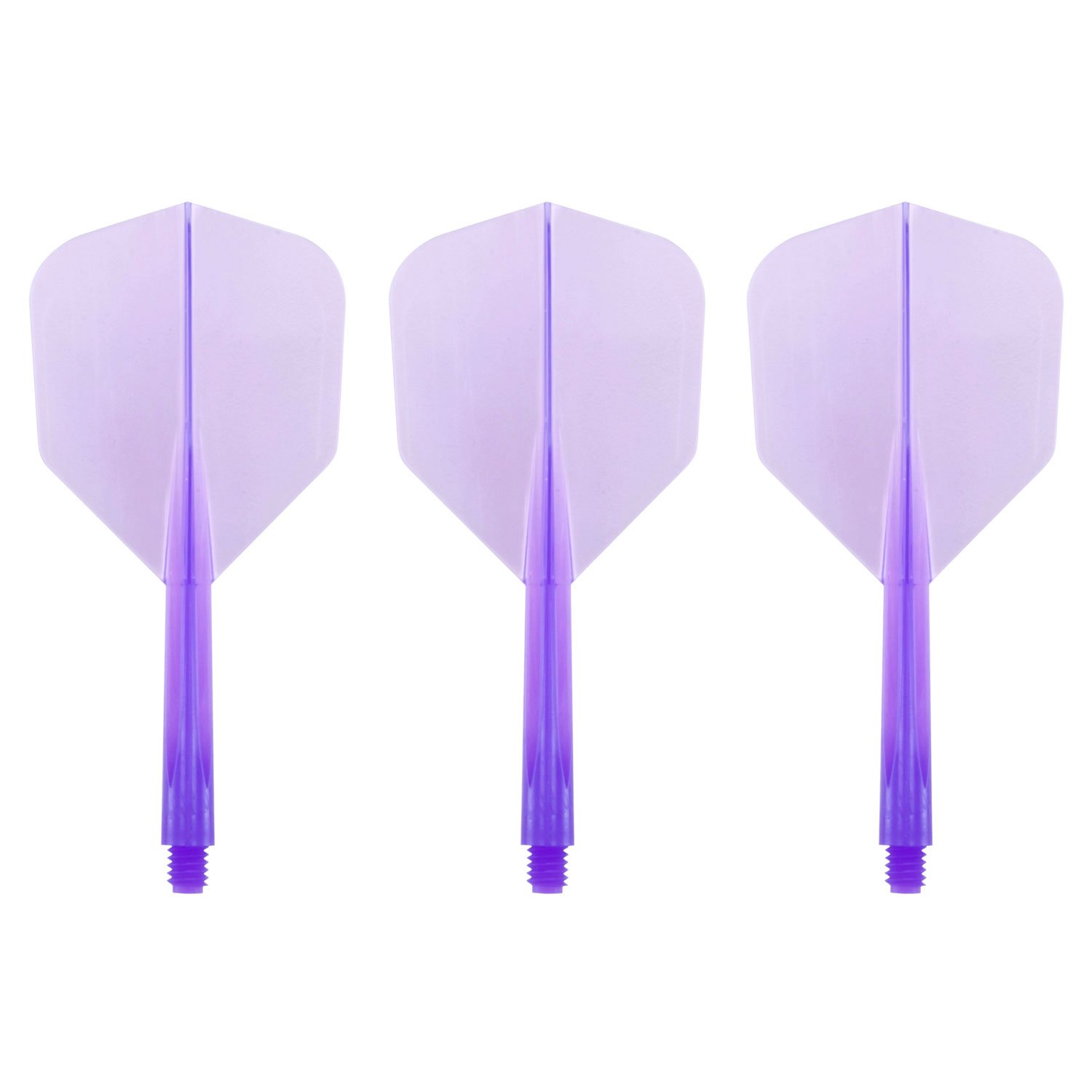 Condor Zero Stress Flight System | Small Size | Dart Flights | Multiple Sizes | Multiple Colours (Clear Purple, Medium)