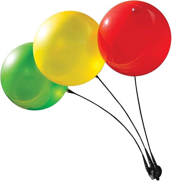 thumbnail image 2 of Helium-Free Replacement Balloons For Reusable Balloon Kits – 20" Patriotic Red, White, Blue – PVC Vinyl, Carbowz 2 of 6
