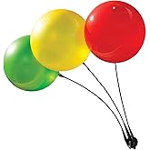 DuraBalloon - Weatherproof Reusable Balloon Triple Suction Cup Kit - Helium Free Plastic Outdoor Balloons