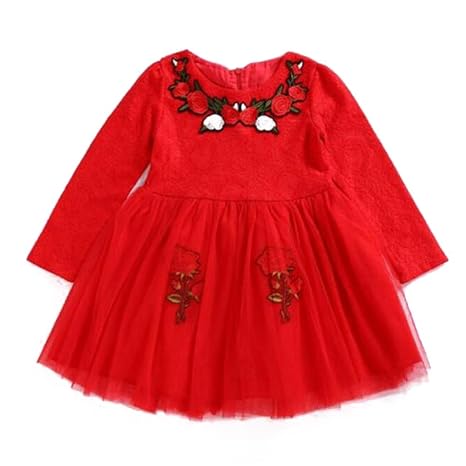 amazon vestito rosso lungo