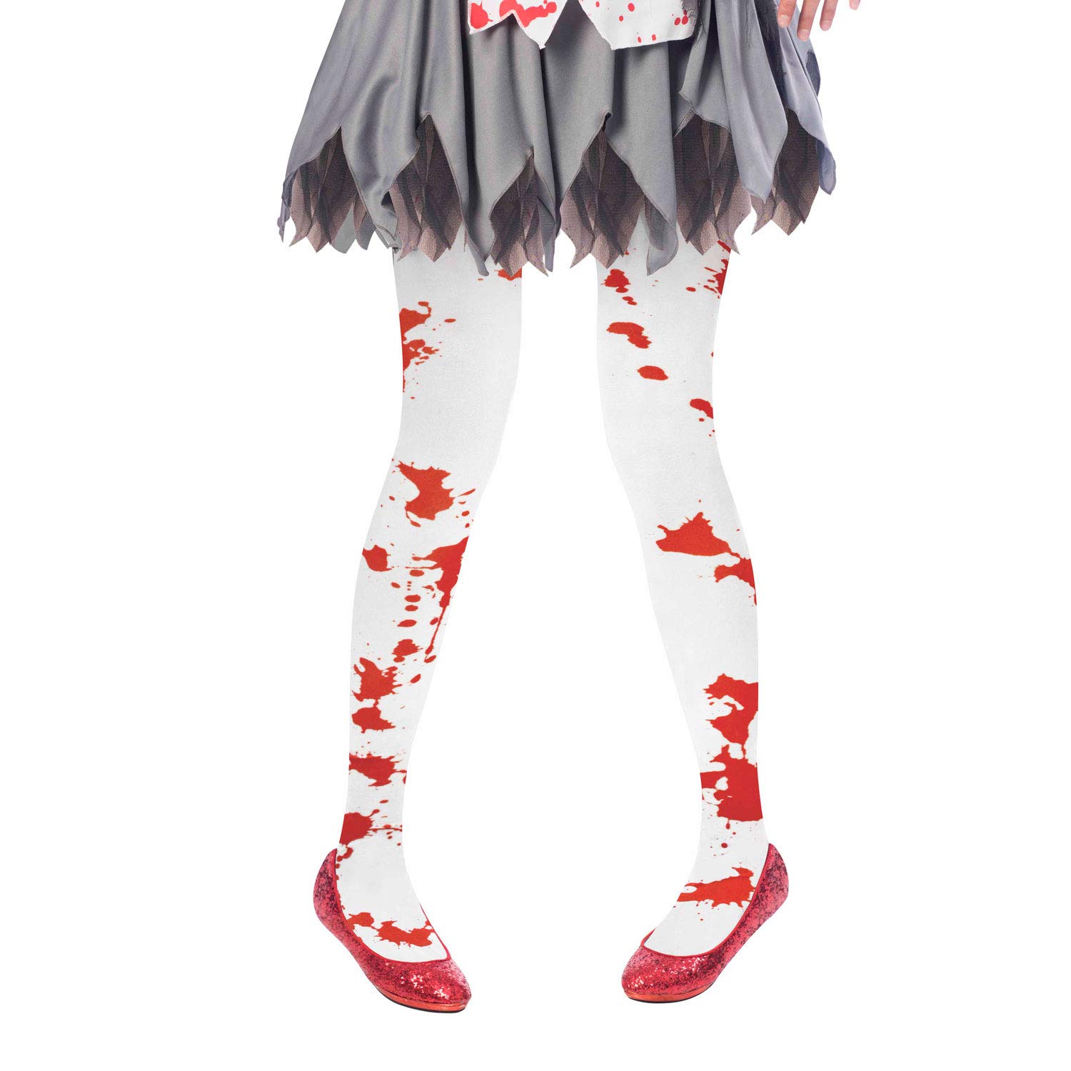 Amscan 9903859 - Kids Halloween Bloody Tights Fancy Dress Accessory Age: 8-12 Yrs