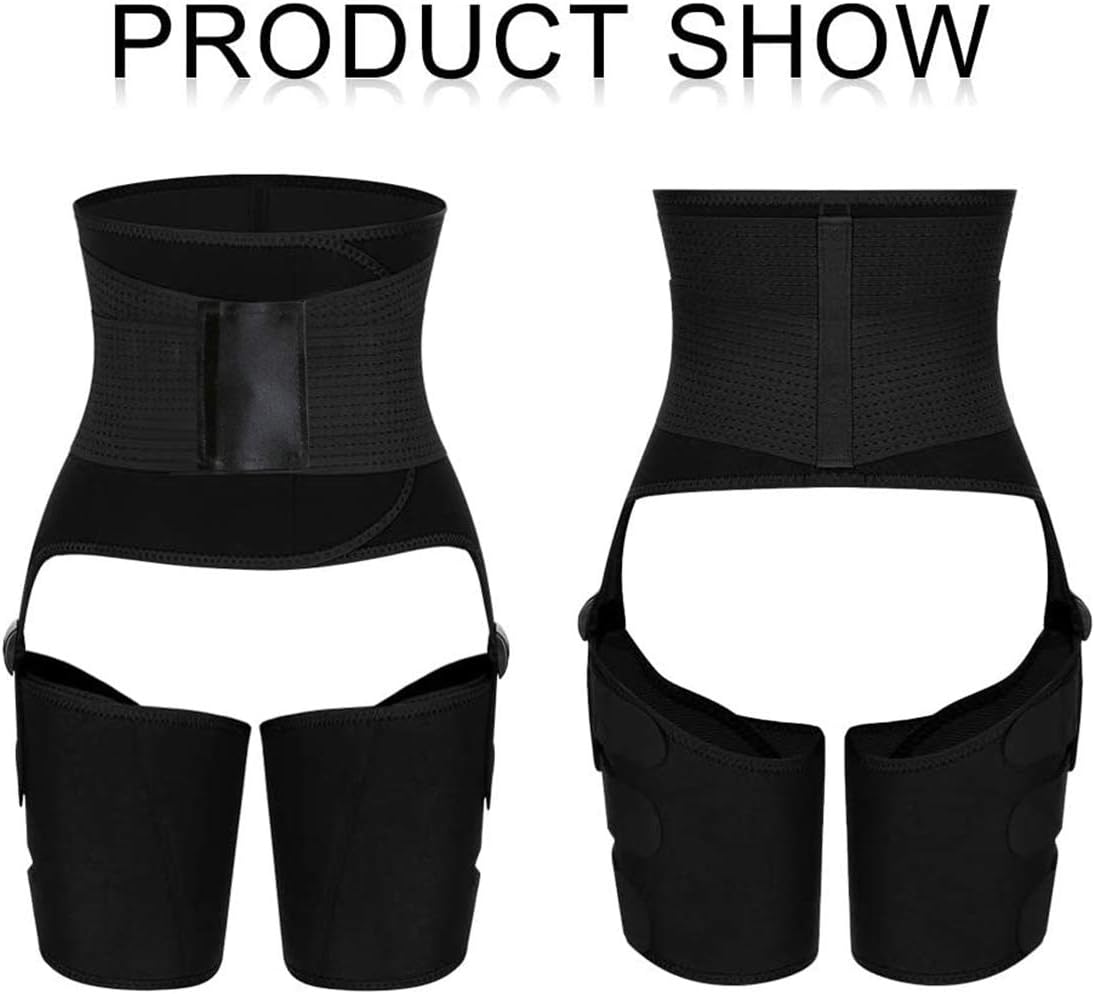 ODOBOU 3-in-1 Waist Trainer for Women, Butt Lifter and Hip Enhancer, Thigh Trimmers Eraser Shapeware Booty Belt: Sports & Outdoors