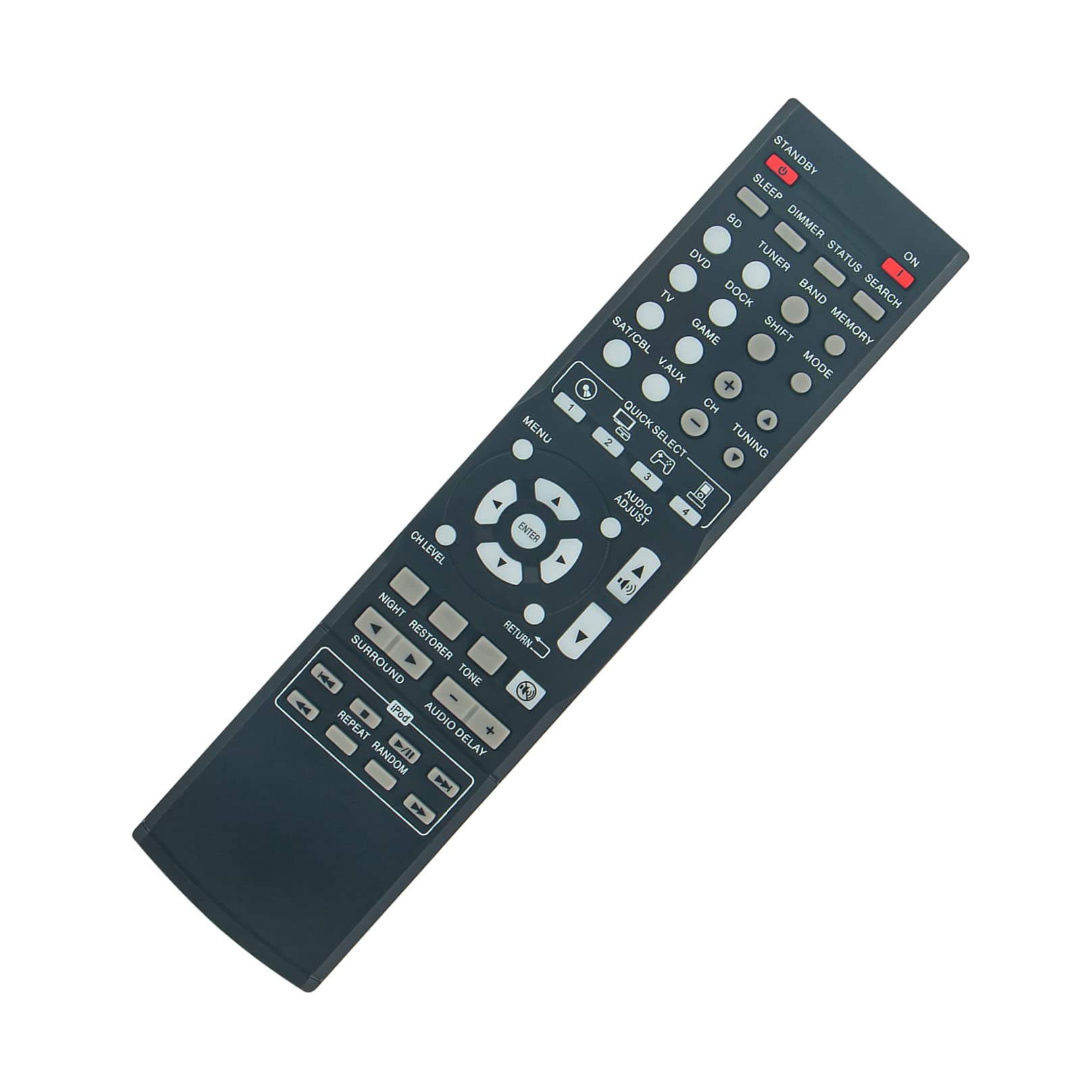 RC-1158 Replacement Remote Control -VINABTY-fit for Denon AV Receiver RC1158 remote control AVR-1312 DHT-1312BA AVR1312 DHT1312BA Dht1312