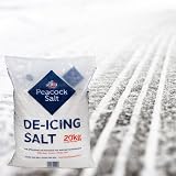 Peacock 20KG White De-Icing Rock Salt for Ice Snow Clear Pathways view 4