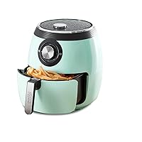 Dash Deluxe Electric Air Fryer + Oven Cooker with Temperature Control, Non-stick Fry Basket, Recipe Guide + Auto Shut…