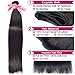 Lin Hair Brazilian Virgin Straight Hair Bundle 100% Unprocessed Human Hair Weave Extensions Natural Color Can Be Dyed and Bleached (8