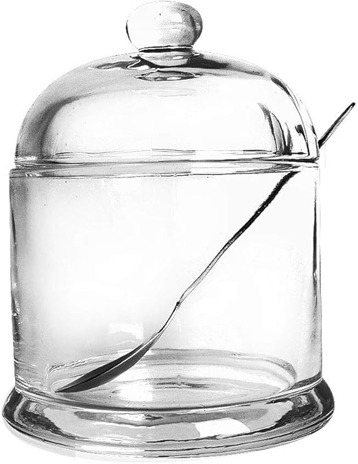 sugar canister with spoon