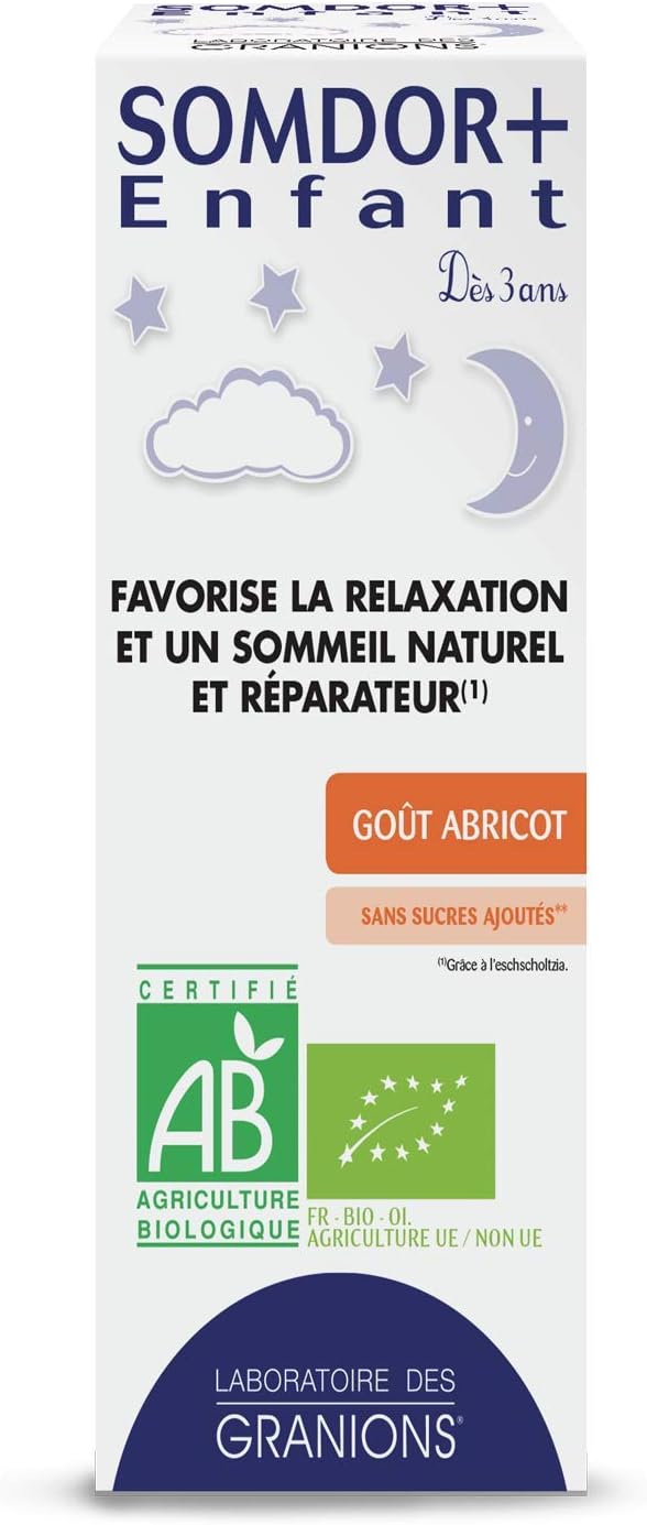 Granions Somdor + Children's Syrup Apricot 125ml