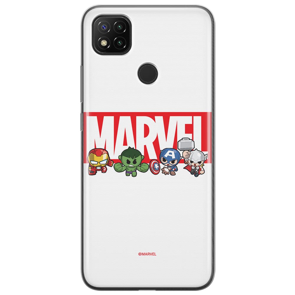ERT GROUP mobile phone case for Xiaomi REDMI 9C original and officially Licensed Marvel pattern 009 optimally adapted to the shape of the mobile phone, case made of TPU