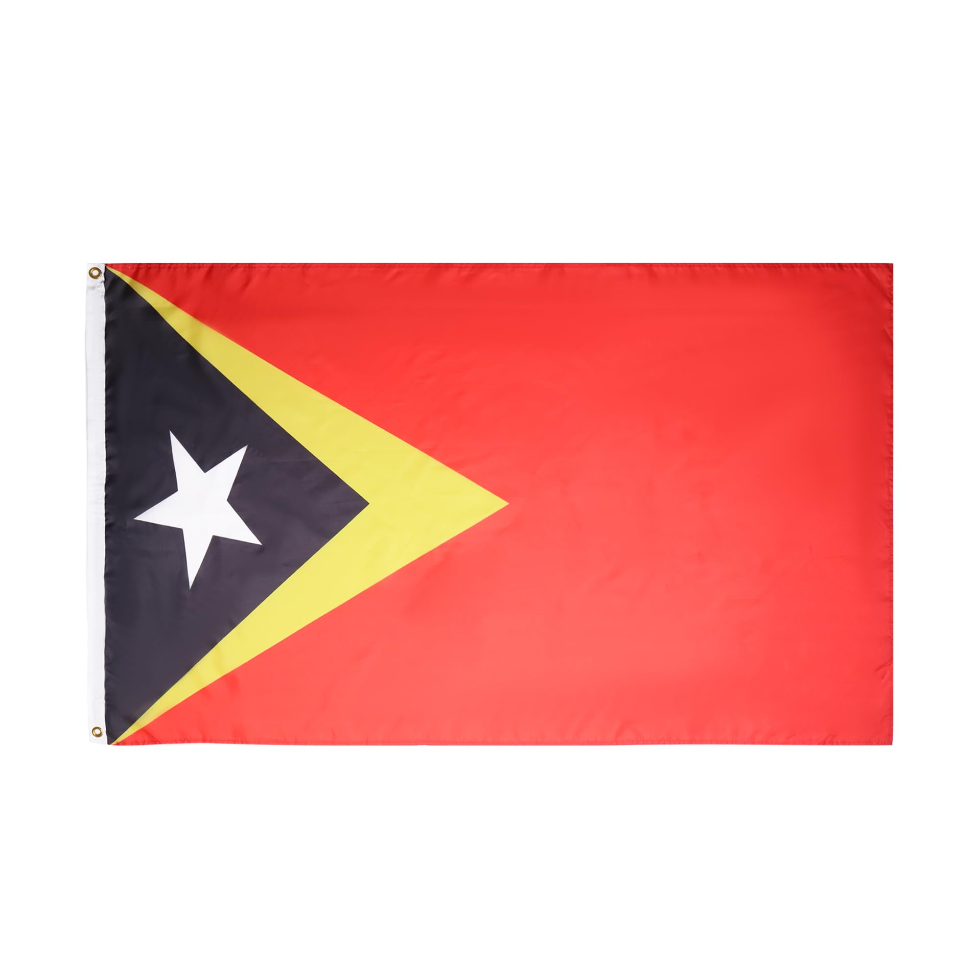 AZ FLAG - East Timor Flag - 3x5 Ft - 100D Polyester East Timorese Banner with Two Metal Grommets - Fade Resistant - Vivid Colors - 3' x 5' Feet - 150x90 Cm — image 1