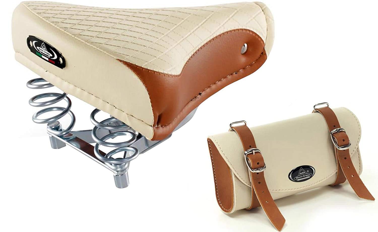 Kit Saddle Montegrappa Pannier Graziella - R - Time Cream/Miele