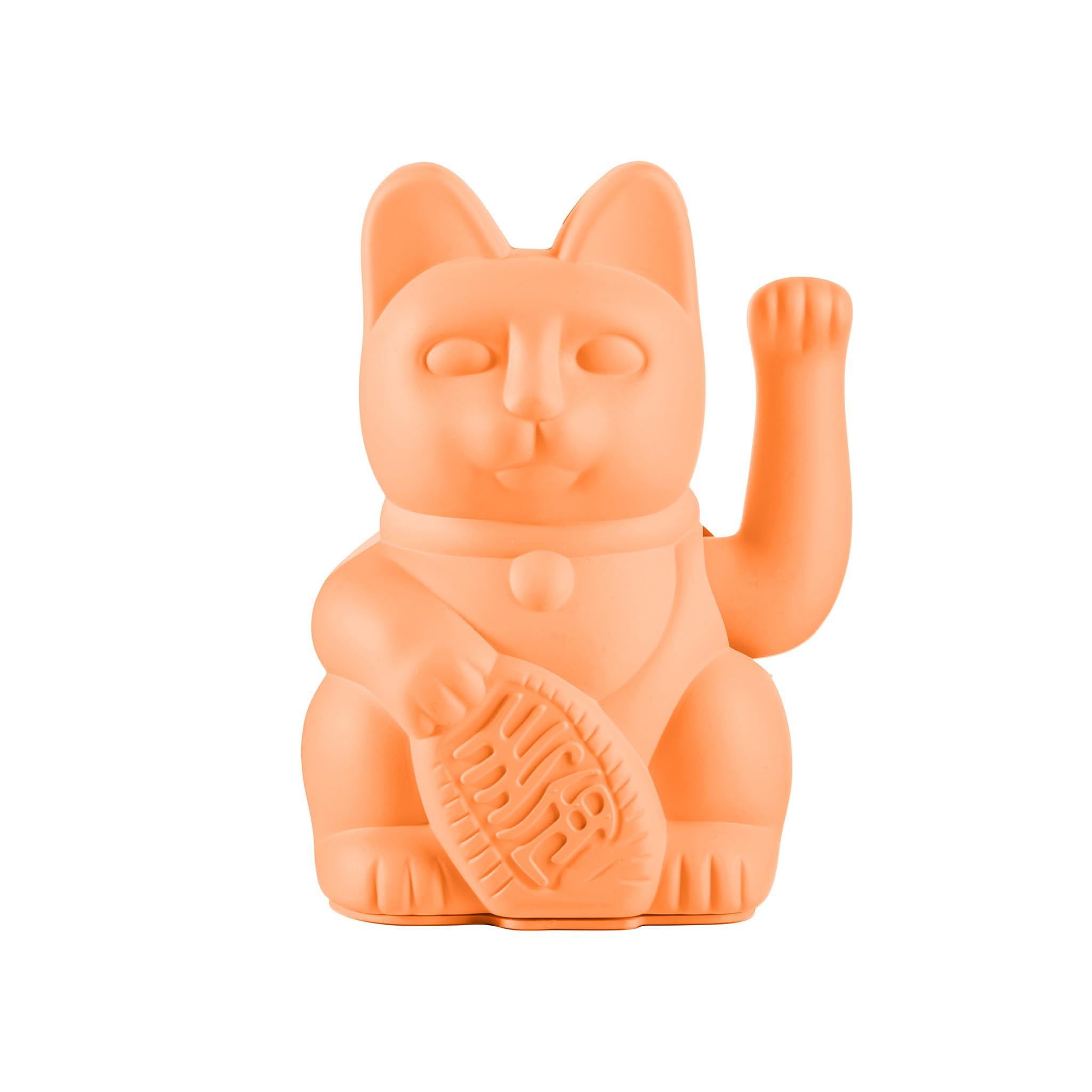 DONKEY Lucky Cat Peach Maneki Neko Peach 15 cm Large