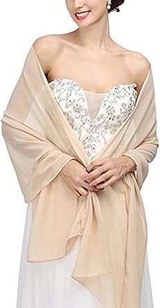 scarf for evening gown