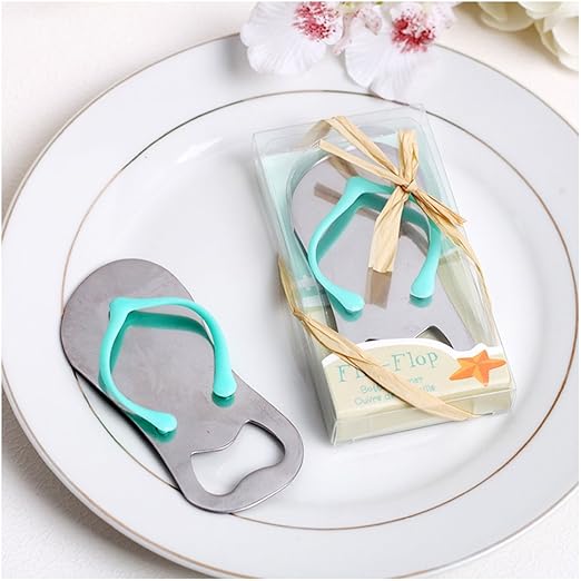 flip flop bottle opener favor