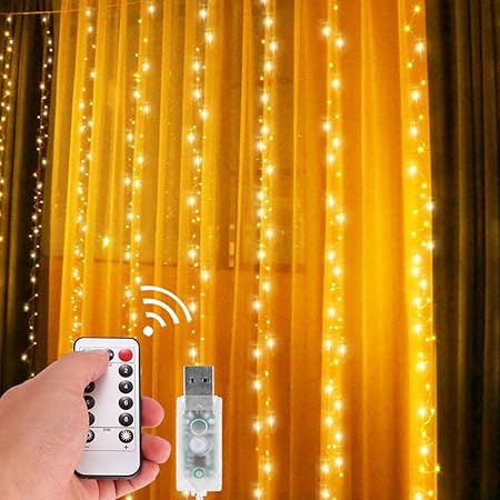 Amazon Com Konesky 5v Outdoor String Lights Usb Curtain Lights