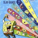 Spongebob Figure Snap Bracelets / Wristbands Set of 12 different with Spongebob, Patrick, Plakton.. Etc