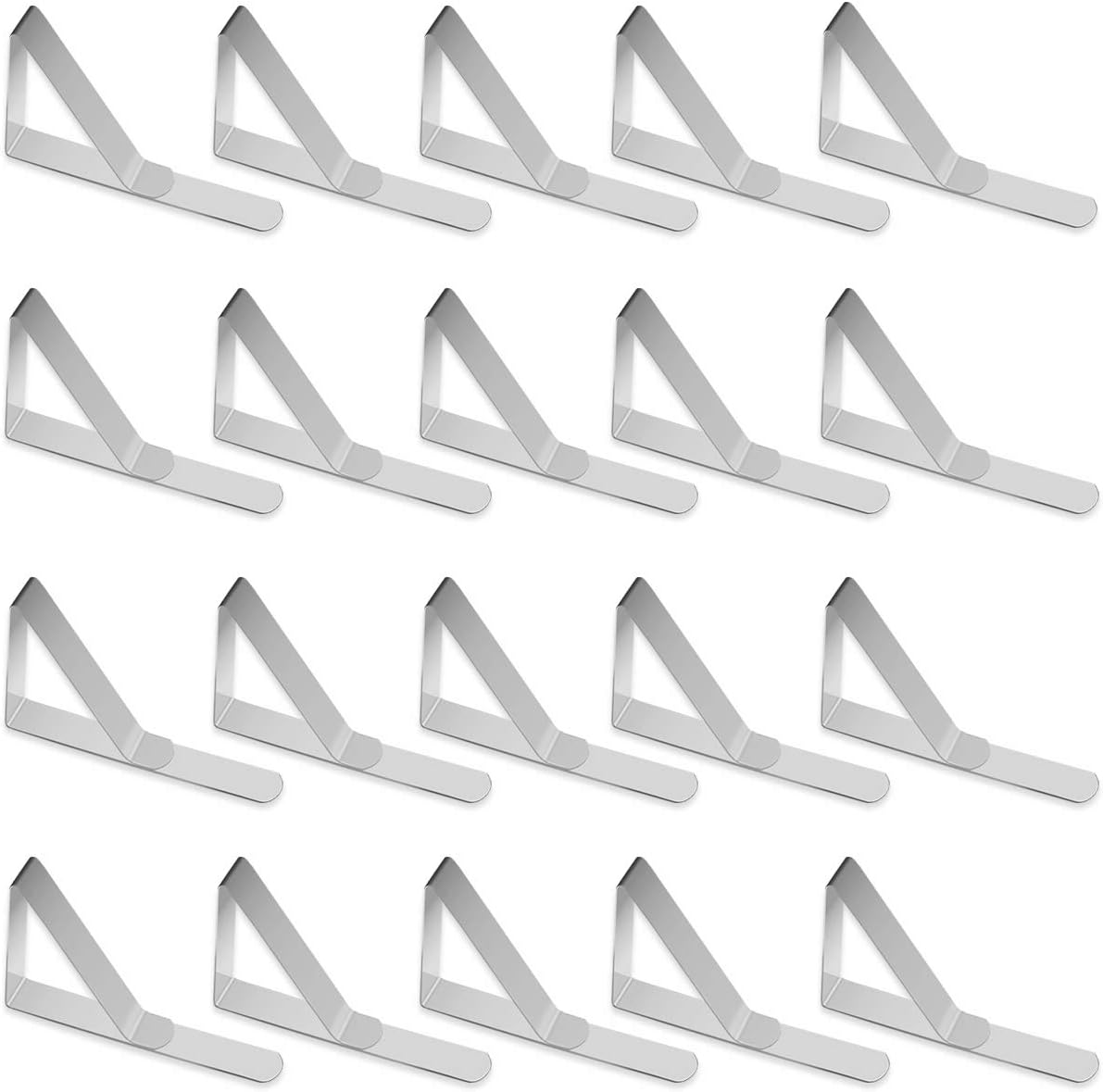 Wpxmer 20 Pack Tablecloth Clips, Stainless Steel Picnic Table Clips for Outdoor Picnic,Home Supplies