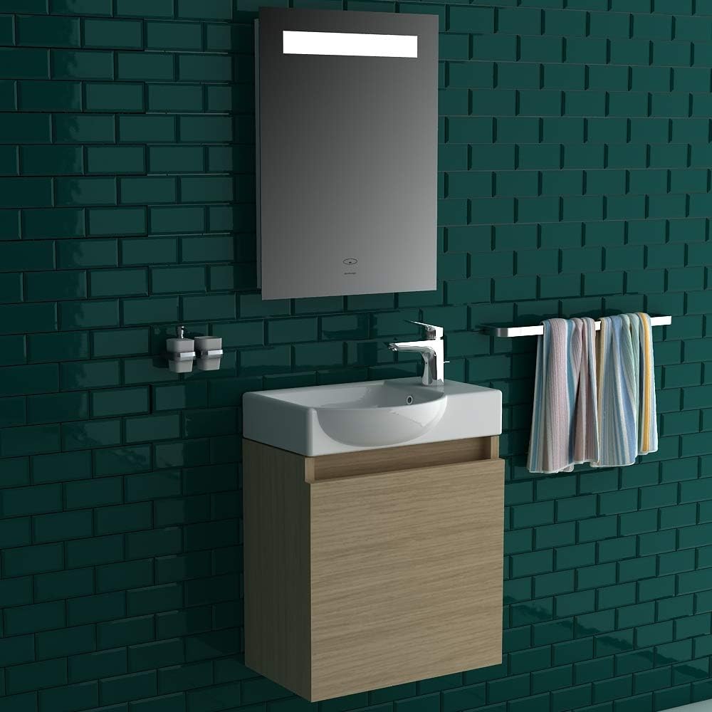 Alpenberger Waschplatz Keramikbecken I Unterschrank Vormontiert Farbe Grau I Badezimmer Gaste Wc Losung Zeitlos Waschplatze Baumarkt Suenaacampo Com