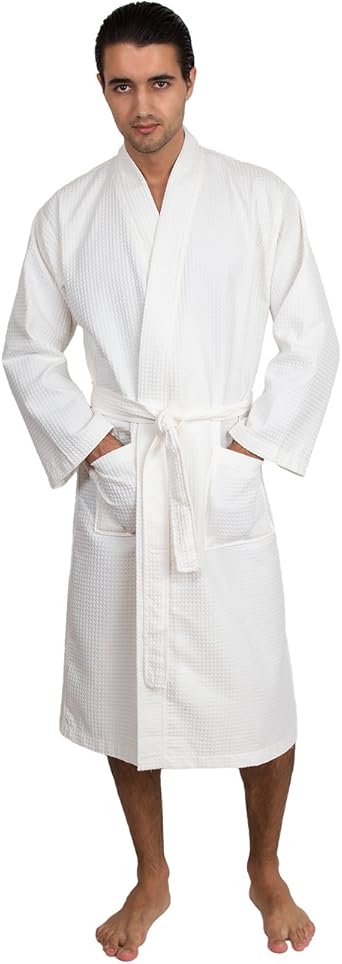 men's waffle weave robe