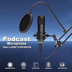 Podcast Equipment Bundle for 2, Audio Interface