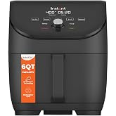 Instant Pot Vortex Slim 6QT Air Fryer that Crisps, Roasts, Reheats, Bakes, Broils & is Quiet, Space Saving, Nonstick, Dishwas