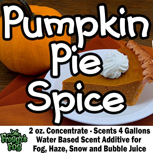 Froggy's Fog Pumpkin Pie Spice Scent Additive For Water Based Fog, Haze, Bubbles and Snow - 2 oz Bottle - Treats 4 Gallons