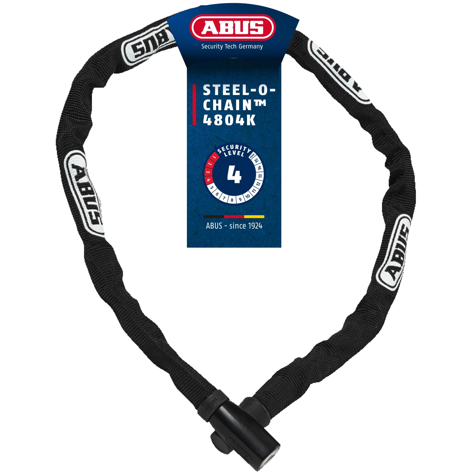 ABUS chain lock Steel-O-Chain 4804K - bicycle lock made of special steel - security level 4 — image 1