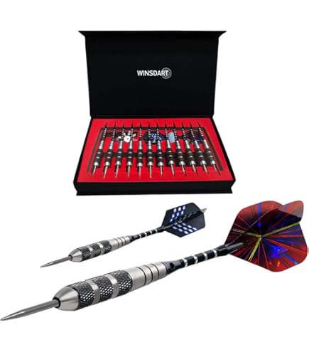 YYST Magnetischer Dart Halter - Für 15 Steel Oder Soft Dartpfeile, Schwarz