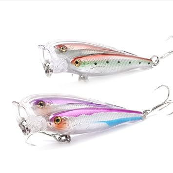 Mookzz Fischkoder Topwater Popper Koder Set Japan Haken