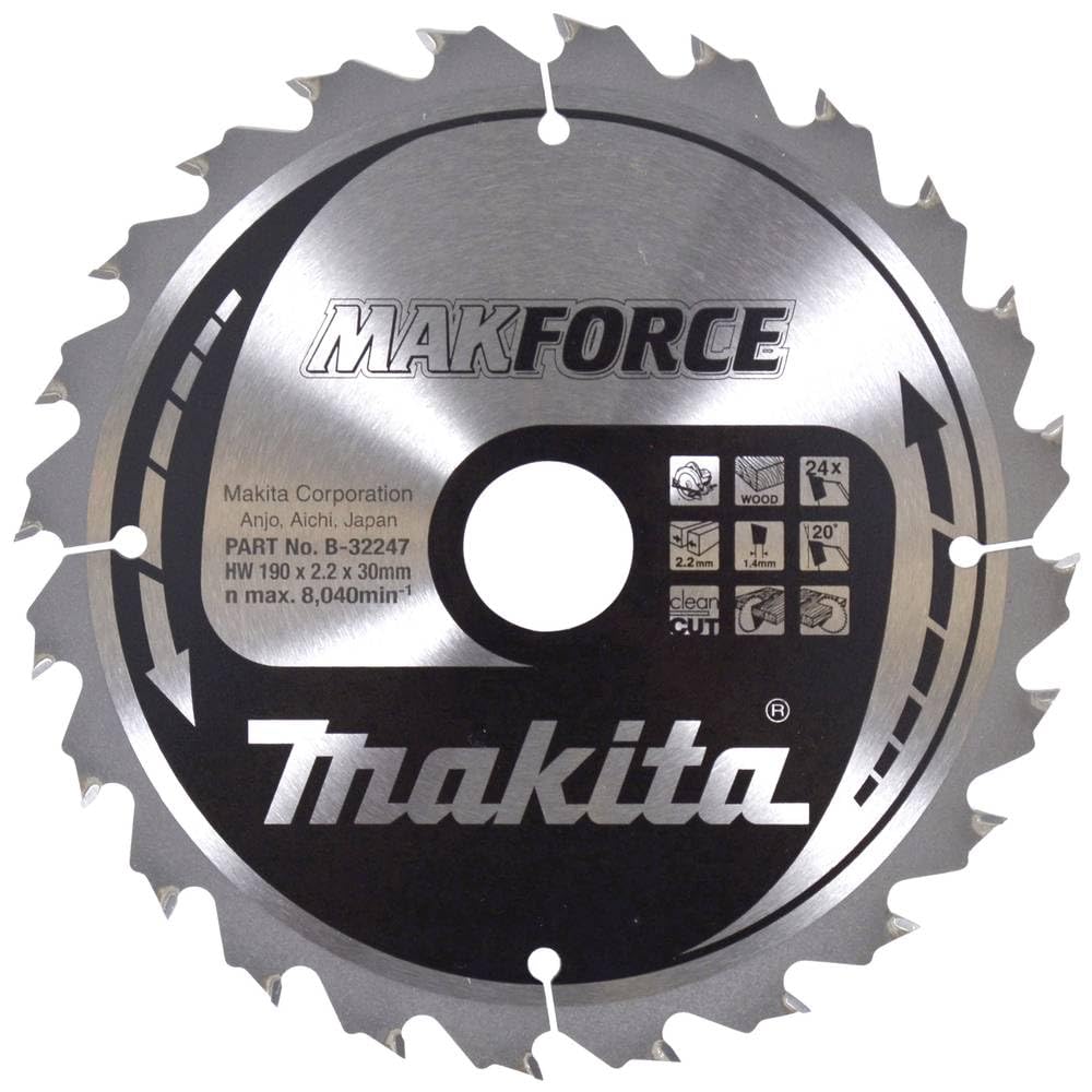 Makita B-32247 MAKFORCE TCT Saw Blade 190x30x12T